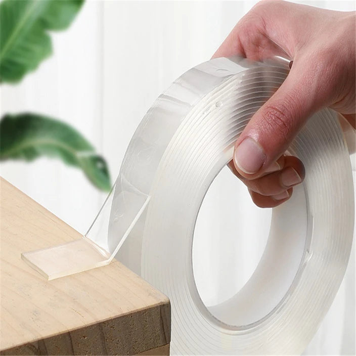 Transparent dual-sided tape
