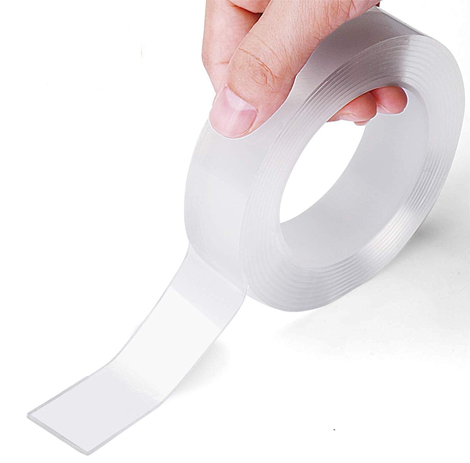 Transparent dual-sided tape
