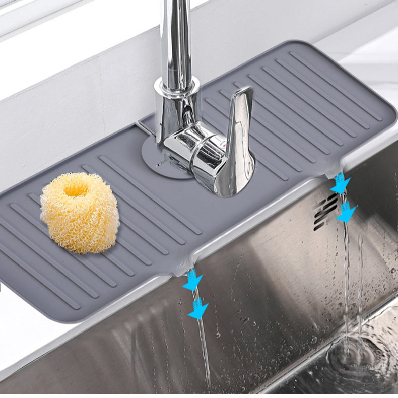 Non-Slip Mat Quick Drying Dish Drain Pad Kitchen