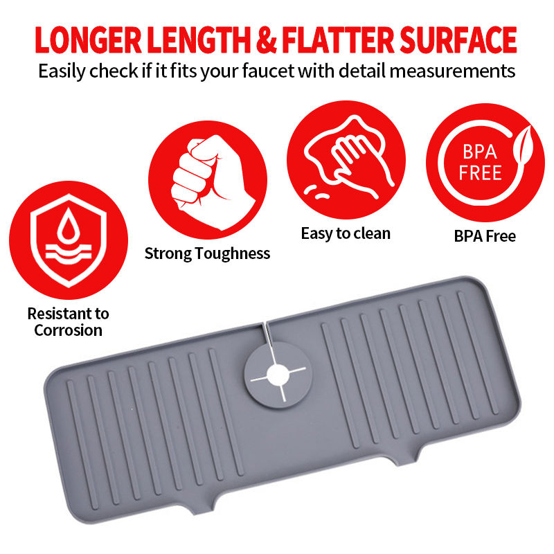 Quick Drying Sink Mat – No More Water Mess